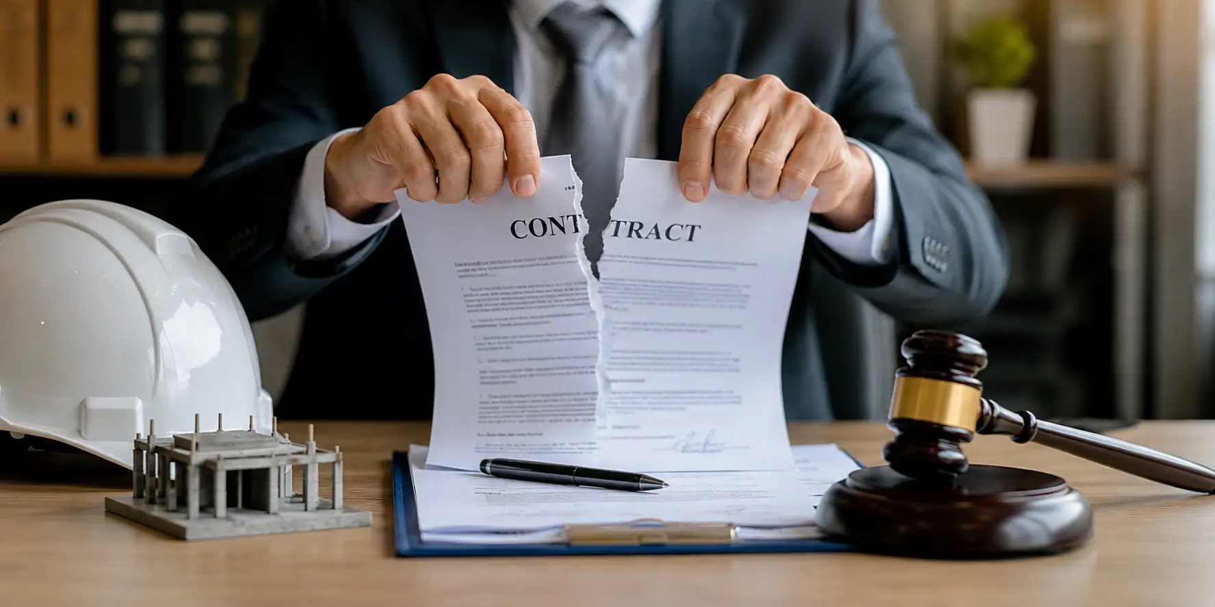 فسخ قرارداد پیمانکاری